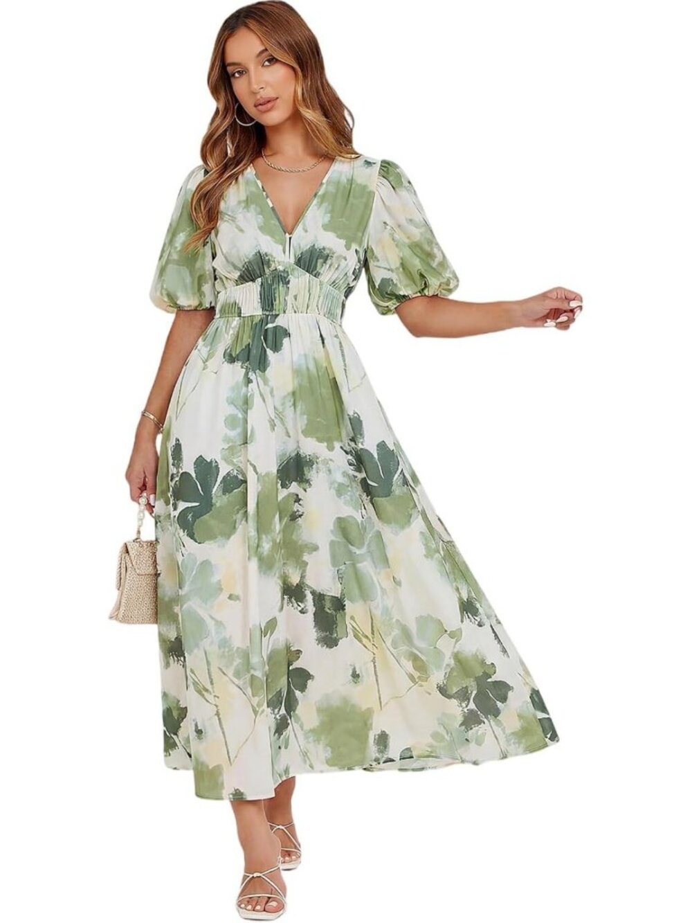 Floral Maxi Dress for Women | Summer Spring Wedding Guest Outfit 2026
